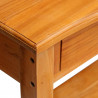 Konsola Naturalny 115 x 32 x 76 cm Lite drewno mahoniowe