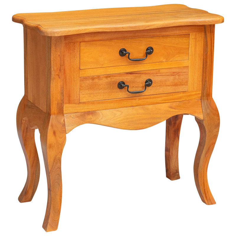 Stolik boczny Naturalny 60,5 x 30 x 61 cm Lite drewno mahoniowe