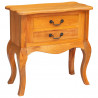 Stolik boczny Naturalny 60,5 x 30 x 61 cm Lite drewno mahoniowe