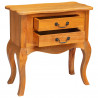 Stolik boczny Naturalny 60,5 x 30 x 61 cm Lite drewno mahoniowe
