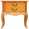 Stolik boczny Naturalny 60,5 x 30 x 61 cm Lite drewno mahoniowe
