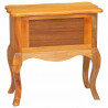 Stolik boczny Naturalny 60,5 x 30 x 61 cm Lite drewno mahoniowe