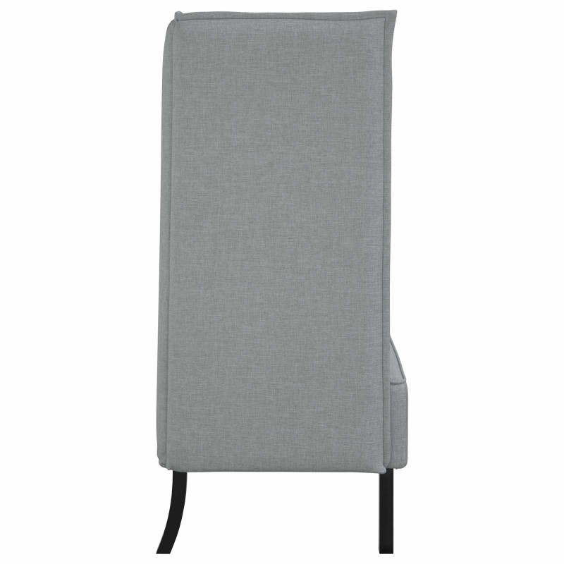 Sofa z wysokim oparciem 101cm Jasnoszary tkanina