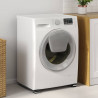 Podstawa pod pralkę 2 pcs Czarny 72 x 5 x 4,5 cm