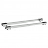 Podstawa pod pralkę 2 pcs Srebrny 72 x 5 x 4,5 cm