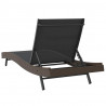 Leżak 197 x 70 x 82 cm polirattan