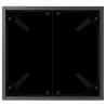 Leżak 2 pcs Czarny polirattan