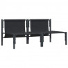 Meble Ogrodowe z poduszką 2 pcs Antracyt 80 x 80 x 71 cm Stal