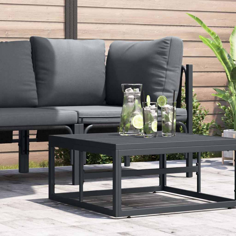 Meble Ogrodowe Antracyt 70 x 70,5 x 32 cm Stal