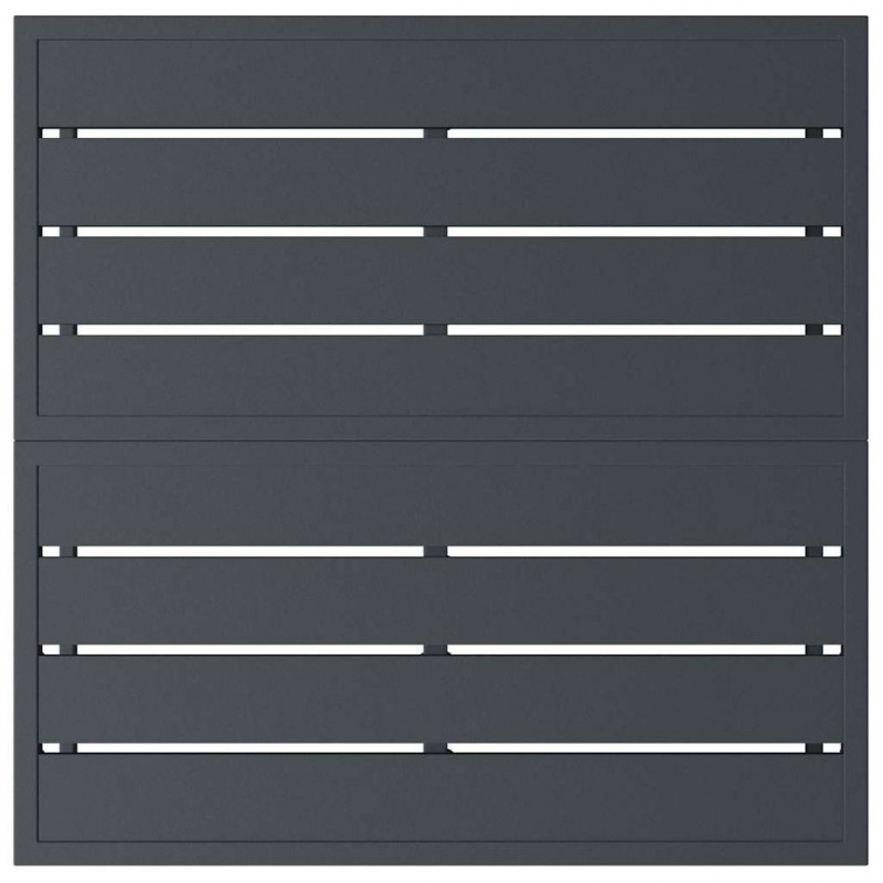 Meble Ogrodowe Antracyt 70 x 70,5 x 32 cm Stal