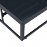 Meble Ogrodowe Antracyt 70 x 70,5 x 32 cm Stal