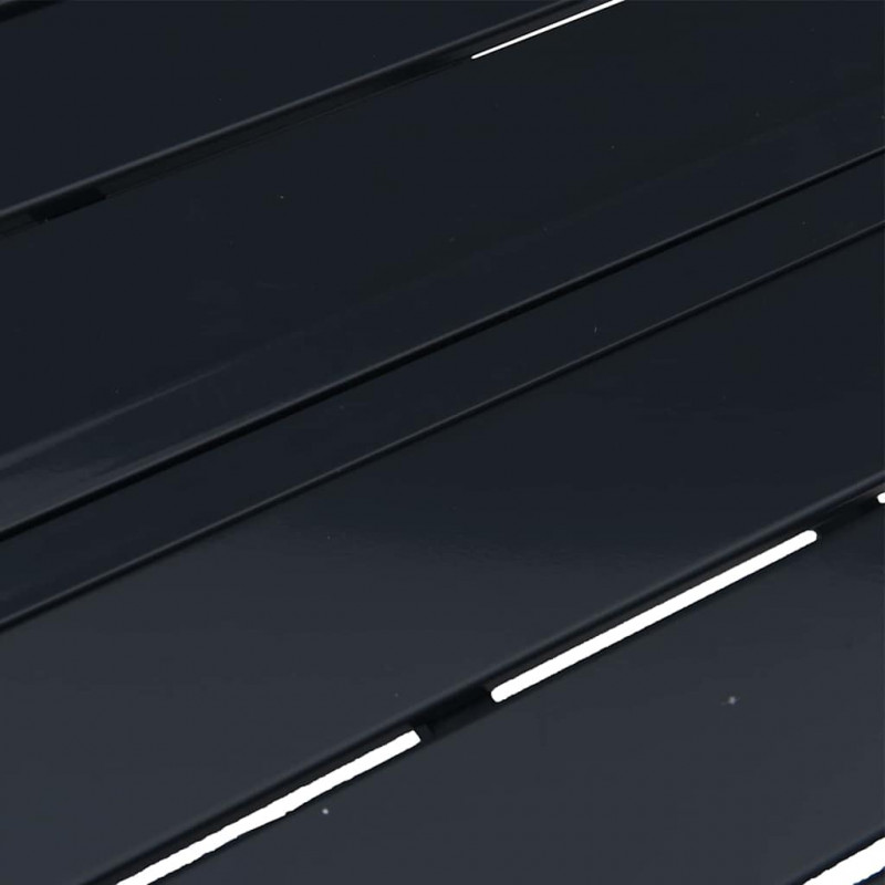 Meble Ogrodowe Antracyt 70 x 70,5 x 32 cm Stal