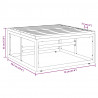Meble Ogrodowe Antracyt 70 x 70,5 x 32 cm Stal