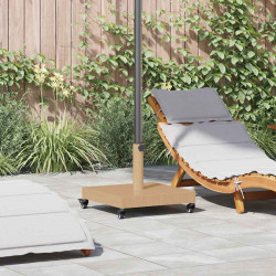 Podstawa do parasola Jasne drewno 45 x 45 x 31,5 cm