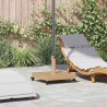 Podstawa do parasola Jasne drewno 45 x 45 x 31,5 cm