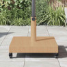 Podstawa do parasola Jasne drewno 45 x 45 x 31,5 cm