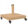 Podstawa do parasola Jasne drewno 45 x 45 x 31,5 cm