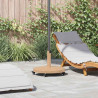 Podstawa do parasola Jasne drewno 48 x 48 x 32 cm