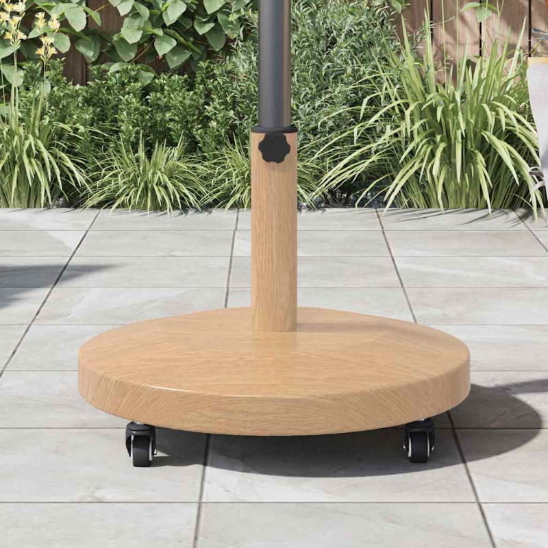 Podstawa do parasola Jasne drewno 48 x 48 x 32 cm