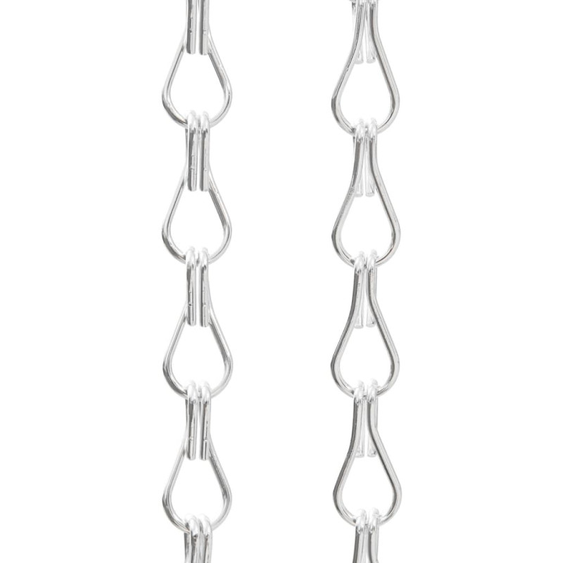 Zasłona łańcuchowa do drzwi, 80x221 cm, aluminium