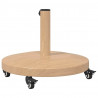 Podstawa do parasola Jasne drewno 48 x 48 x 32 cm