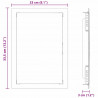 Panel dostępu Biały 63 x 33 x 3 cm Stal