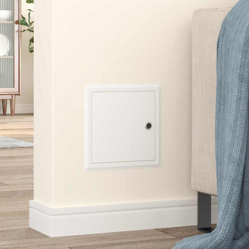 Panel dostępu 2 pcs Biały 23 x 23 x 3 cm Stal