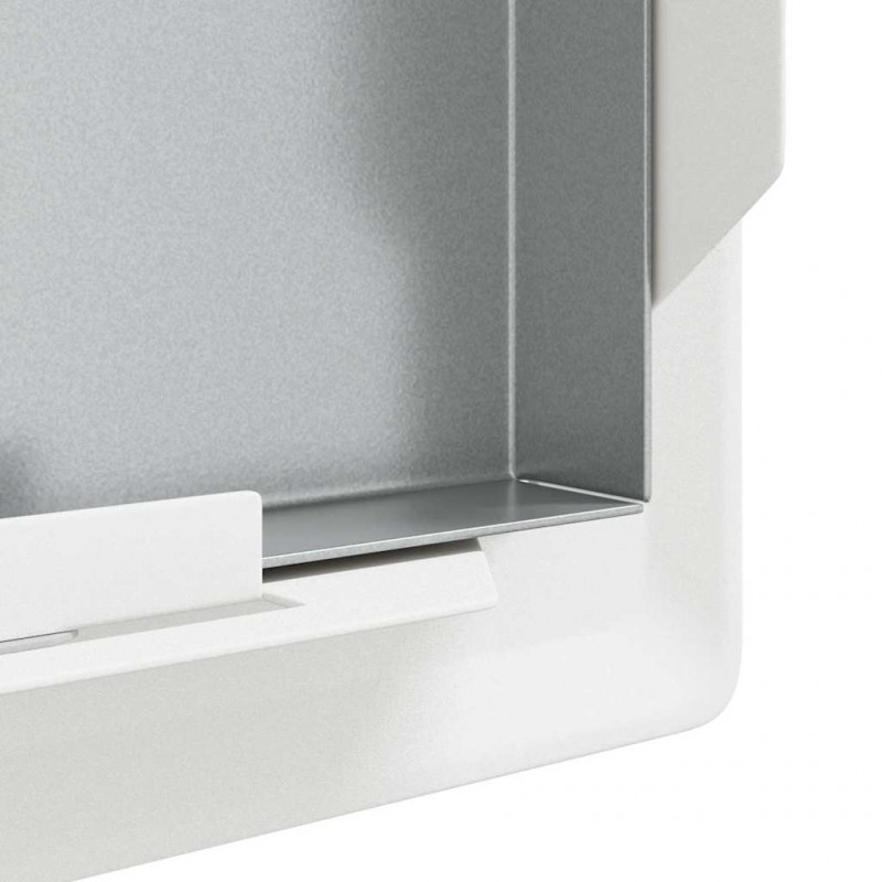 Panel dostępu 2 pcs Biały 23 x 23 x 3 cm Stal