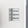 Panel dostępu Biały 33 x 23 x 3 cm Stal