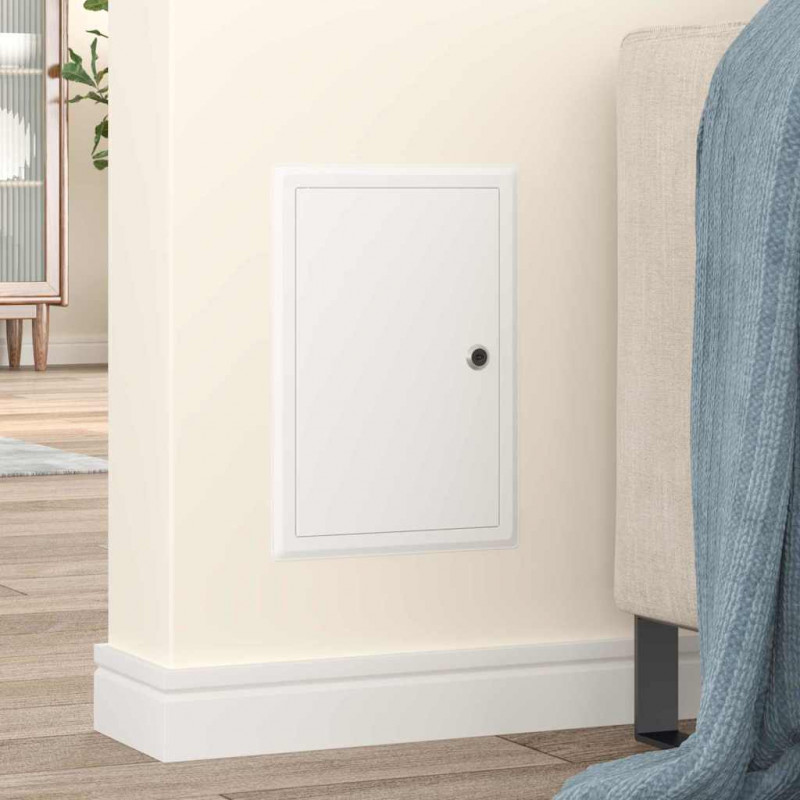 Panel dostępu Biały 33 x 23 x 3 cm Stal