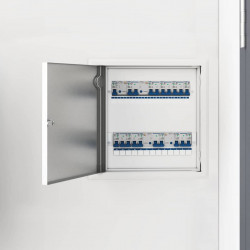 Panel dostępu Biały 33 x 33 x 3 cm Stal