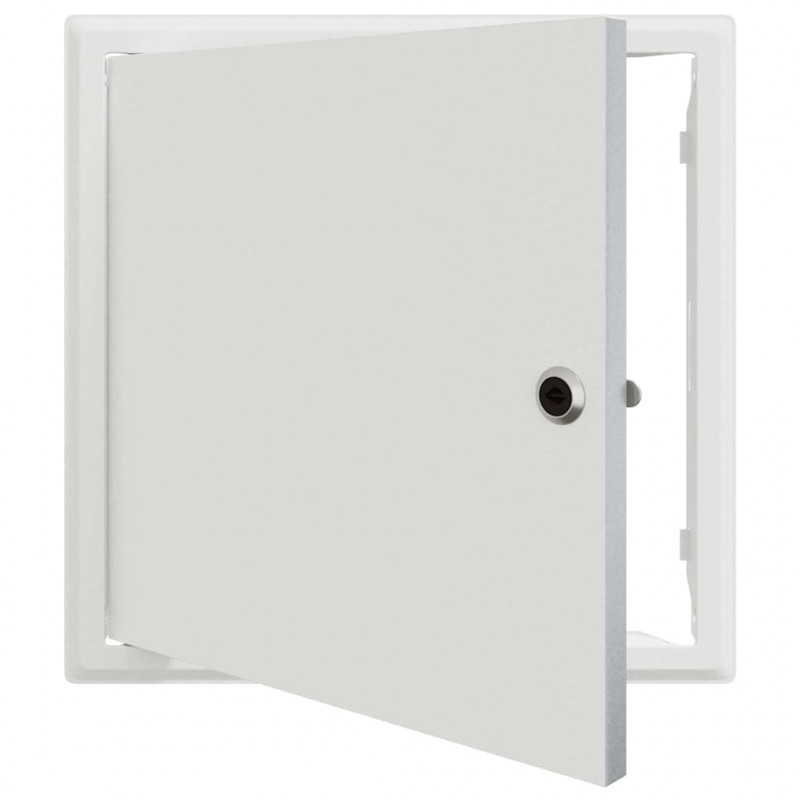 Panel dostępu Biały 33 x 33 x 3 cm Stal