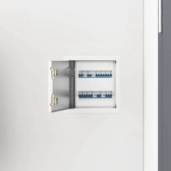 Panel dostępu 2 pcs Biały 23 x 23 x 3 cm Stal
