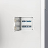 Panel dostępu 2 pcs Biały 23 x 23 x 3 cm Stal