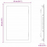 Panel dostępu Biały 33 x 23 x 3 cm Stal