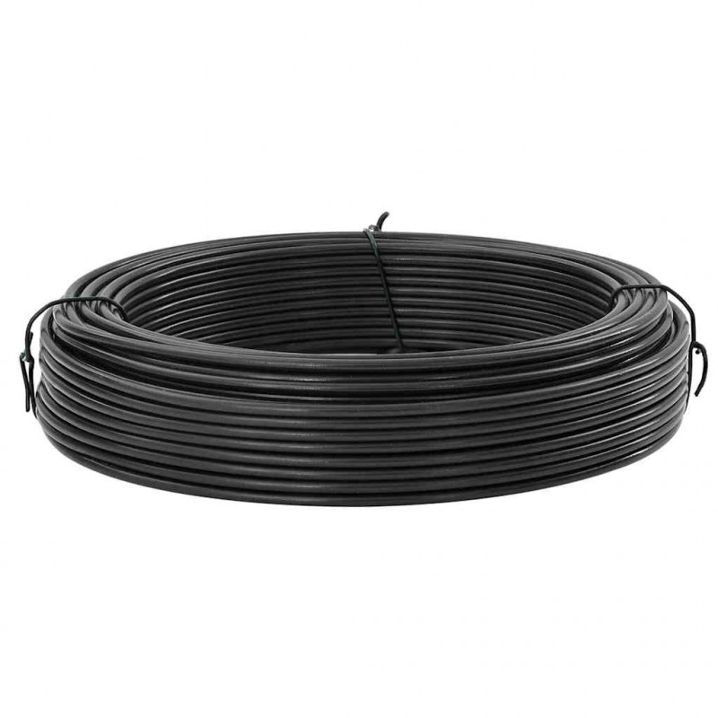 Drut do wiązania ogrodzeń Antracyt 33 m PVC