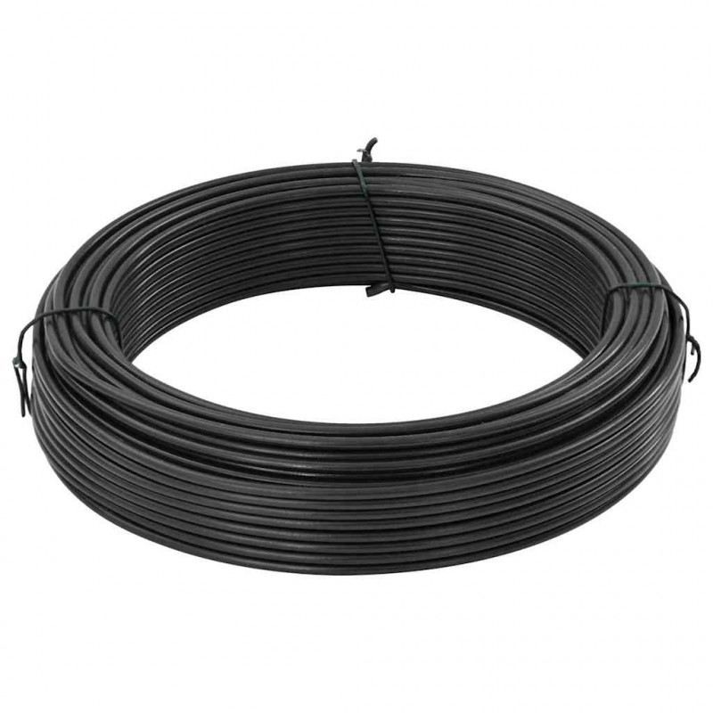 Drut do wiązania ogrodzeń Antracyt 33 m PVC