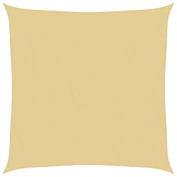 Żagiel przeciwsłoneczny, piaskowy, 3x3 m, 100% poliester