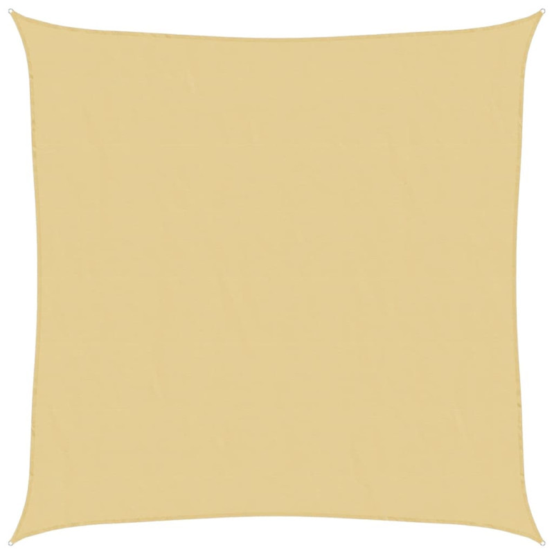 Żagiel przeciwsłoneczny, piaskowy, 3x3 m, 100% poliester