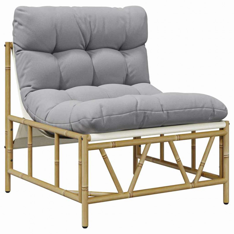 Krzesło Ogrodowe 2 pcs Jasnoszary 75 x 75 x 71 cm Stal