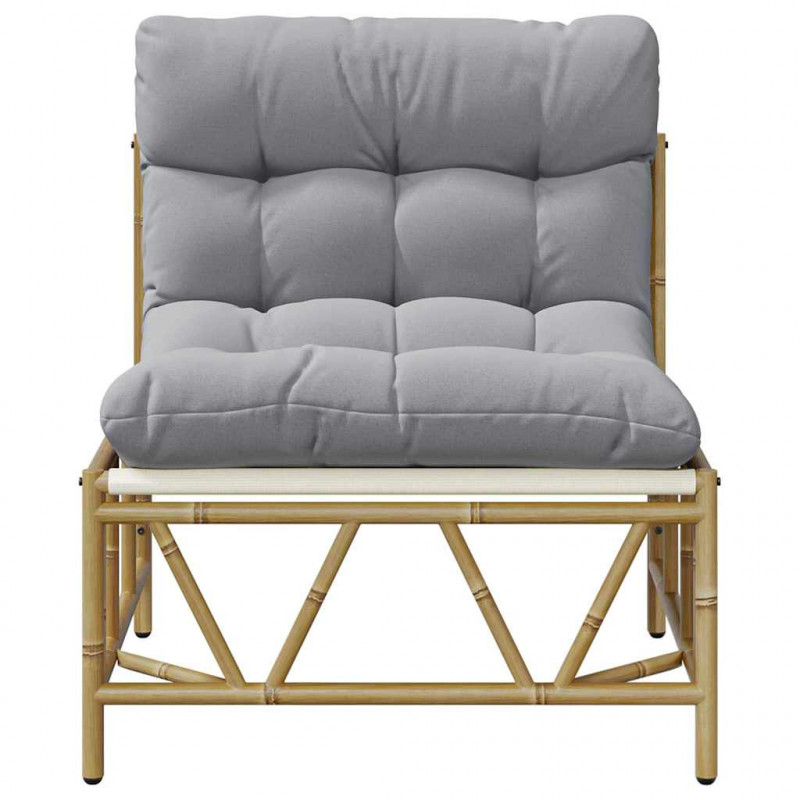 Krzesło Ogrodowe 2 pcs Jasnoszary 75 x 75 x 71 cm Stal