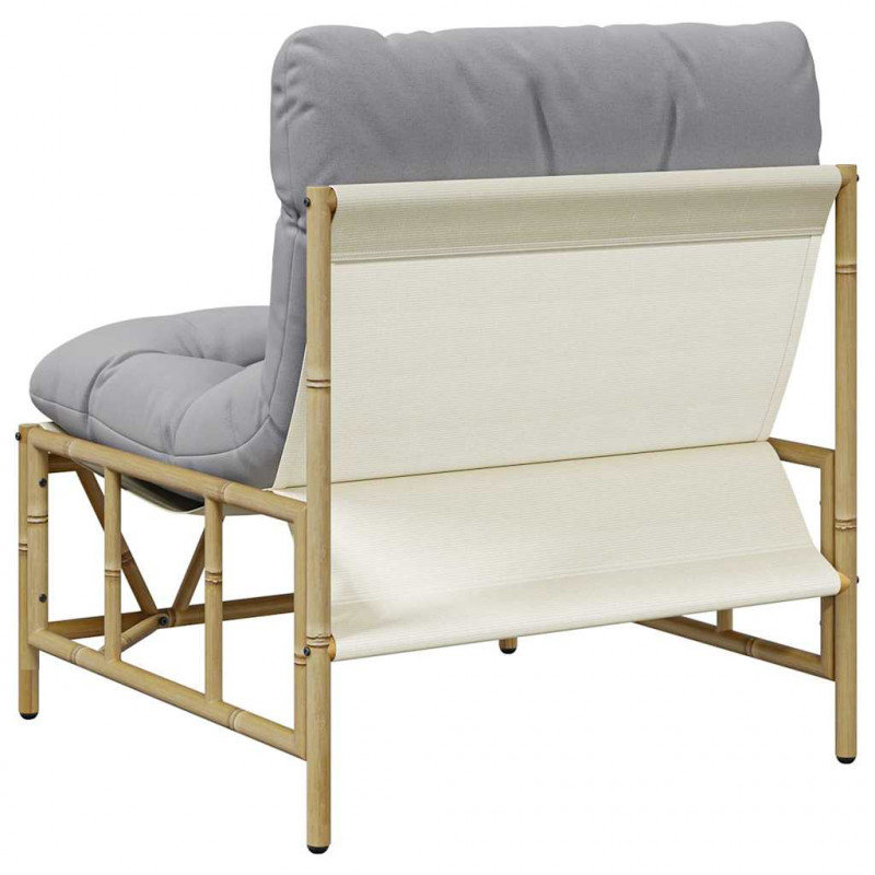 Krzesło Ogrodowe 2 pcs Jasnoszary 75 x 75 x 71 cm Stal
