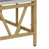Krzesło Ogrodowe 2 pcs Jasnoszary 75 x 75 x 71 cm Stal