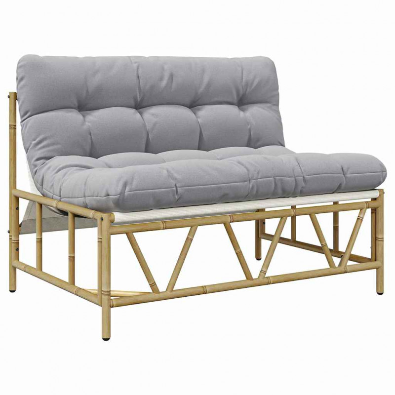 Ławka ogrodowa Jasnoszary 110 x 75 x 71 cm Stal