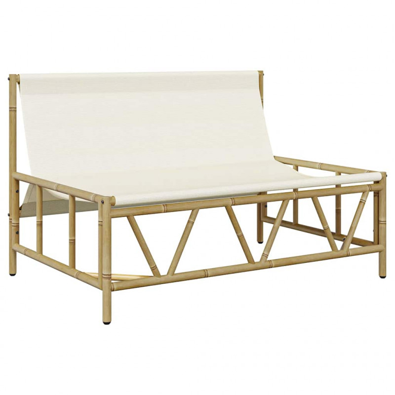 Ławka ogrodowa Jasnoszary 110 x 75 x 71 cm Stal