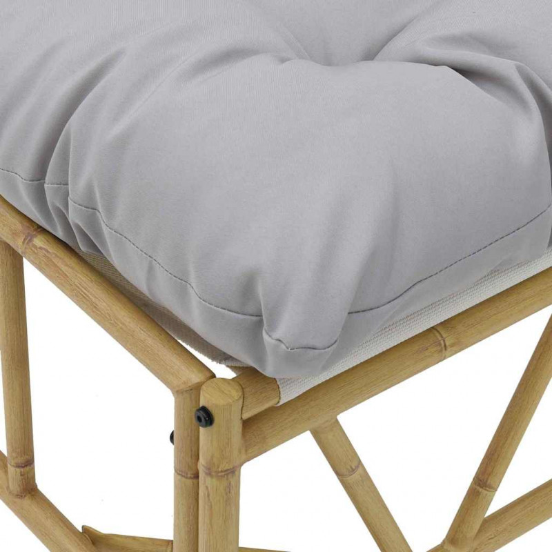 Ławka ogrodowa Jasnoszary 110 x 75 x 71 cm Stal