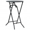 Zestaw Bistro Ogrodowego 3 pcs Antracyt Stal