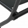 Zestaw Bistro Ogrodowego 3 pcs Antracyt Stal