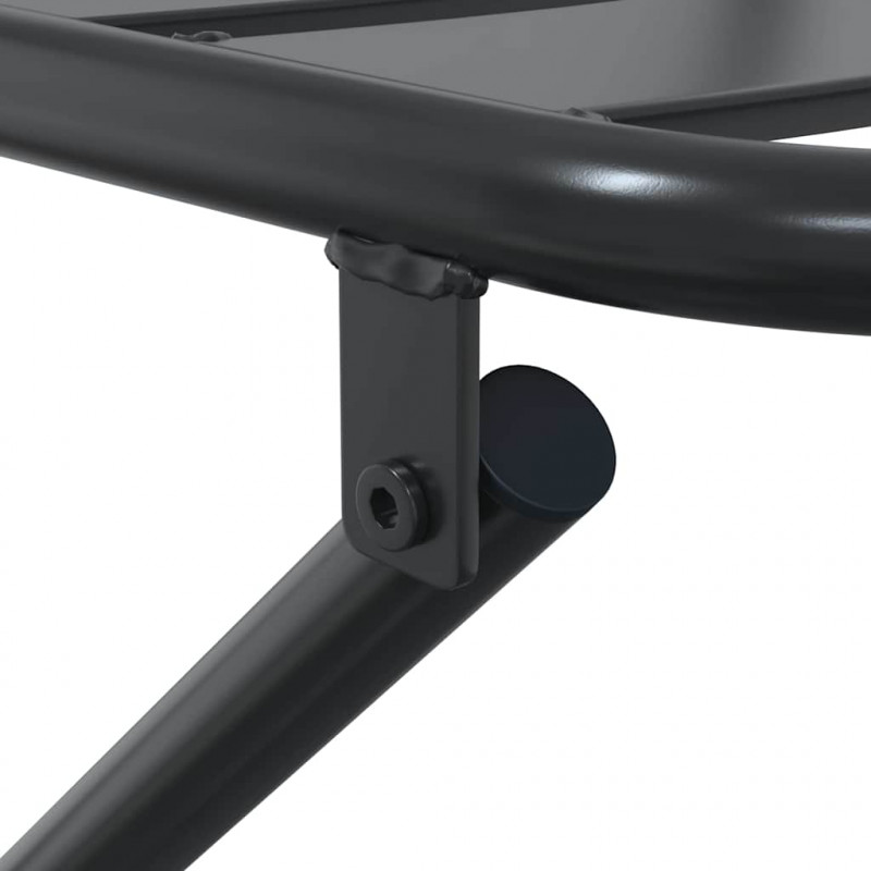 Zestaw Bistro Ogrodowego 3 pcs Antracyt Stal