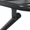 Zestaw Bistro Ogrodowego 3 pcs Antracyt Stal